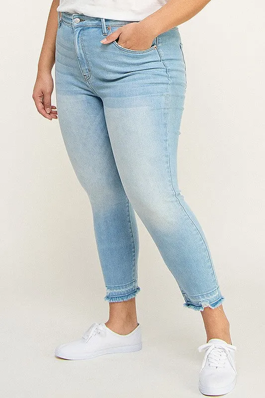 Eden Plus High Rise Crop Skinny