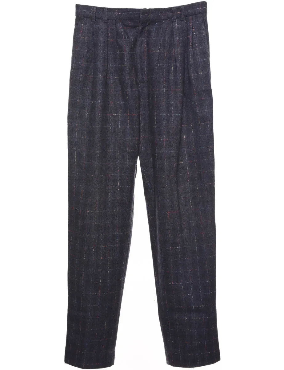 Elegant Checked Pattern Trousers - W30 L32