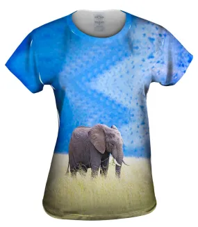 Elephant In Tall Grass