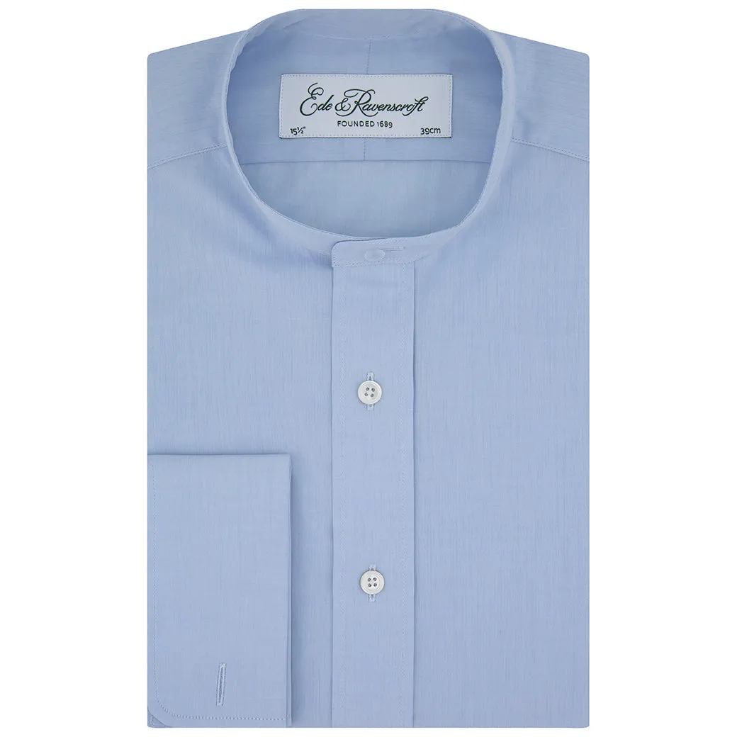 Ellis Blue Poplin Cotton Tunic Shirt