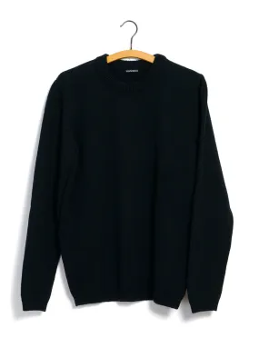 ESKE 28-05-2 | Knitted Crew Neck Sweater | Black