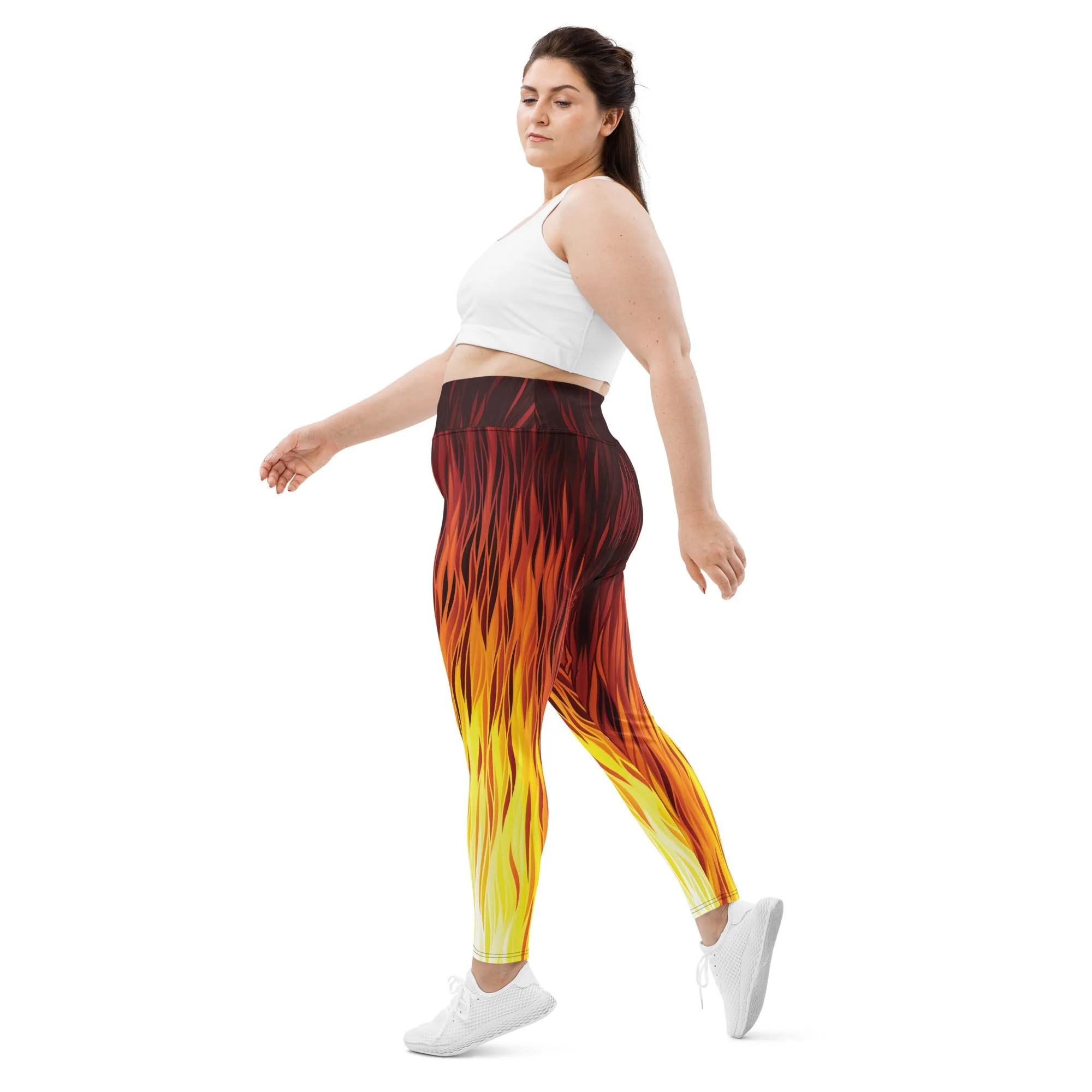 Fire Plus Size Leggings