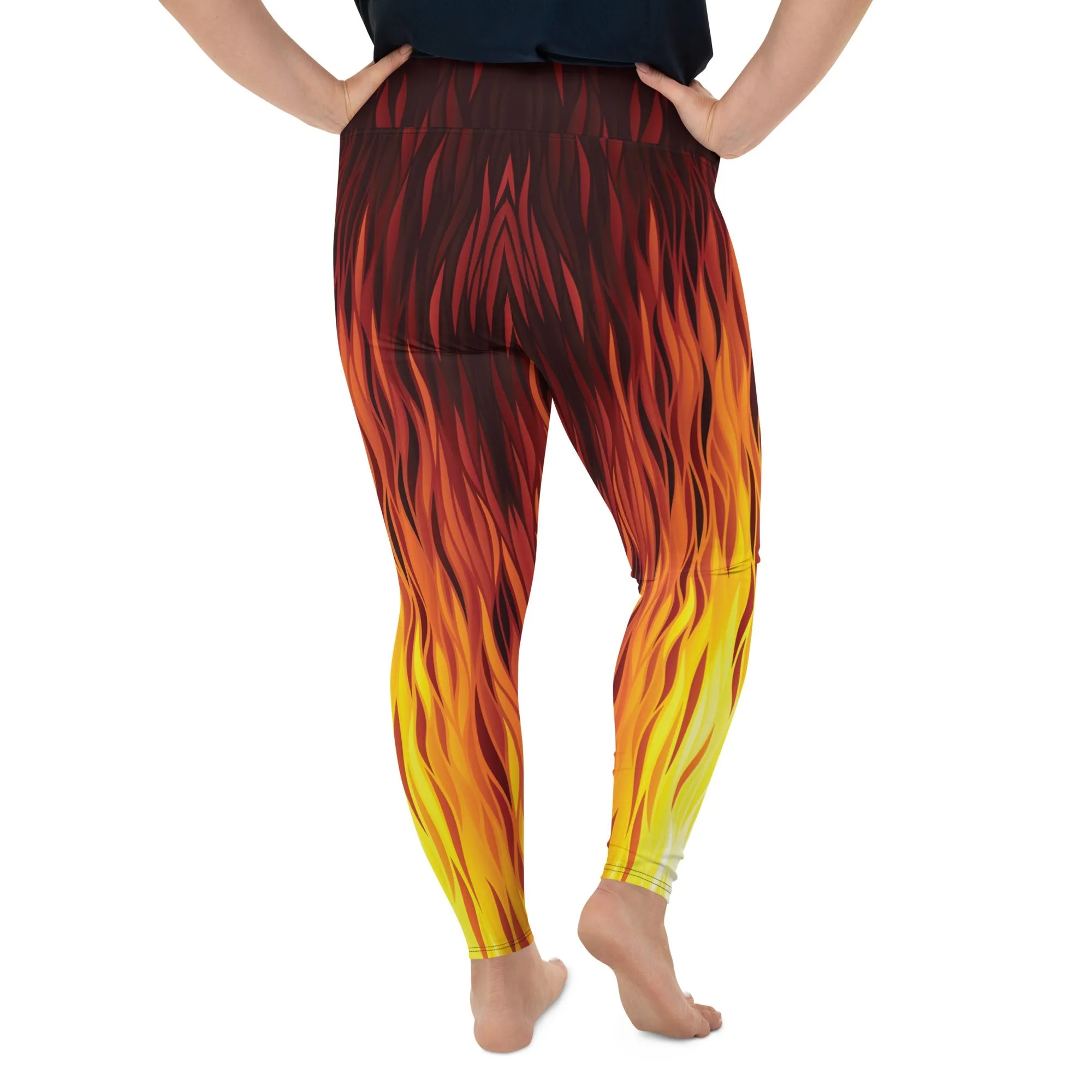 Fire Plus Size Leggings