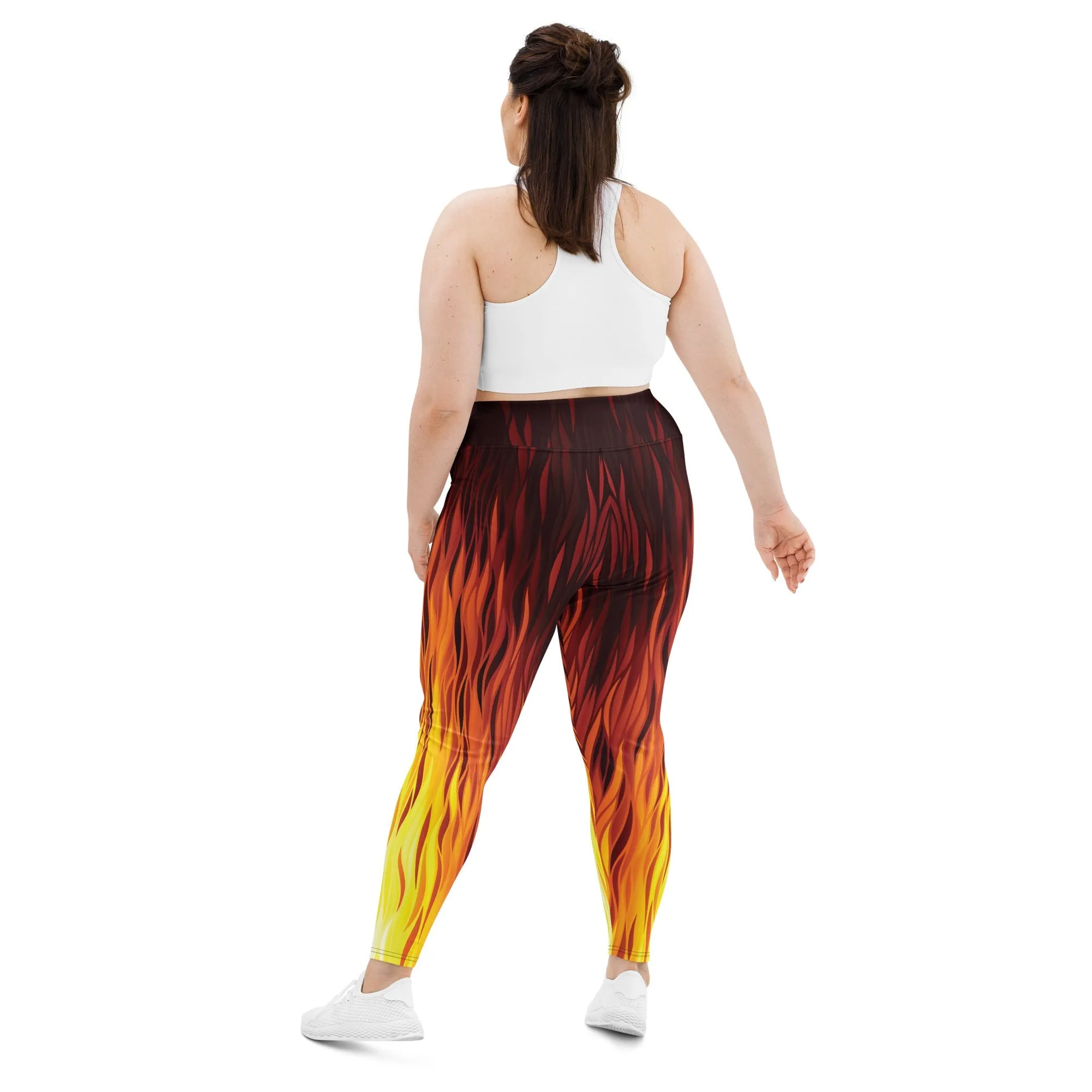 Fire Plus Size Leggings