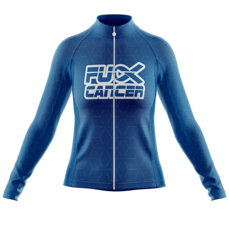 FU Cancer Long Sleeve Club Jersey ( Blue )