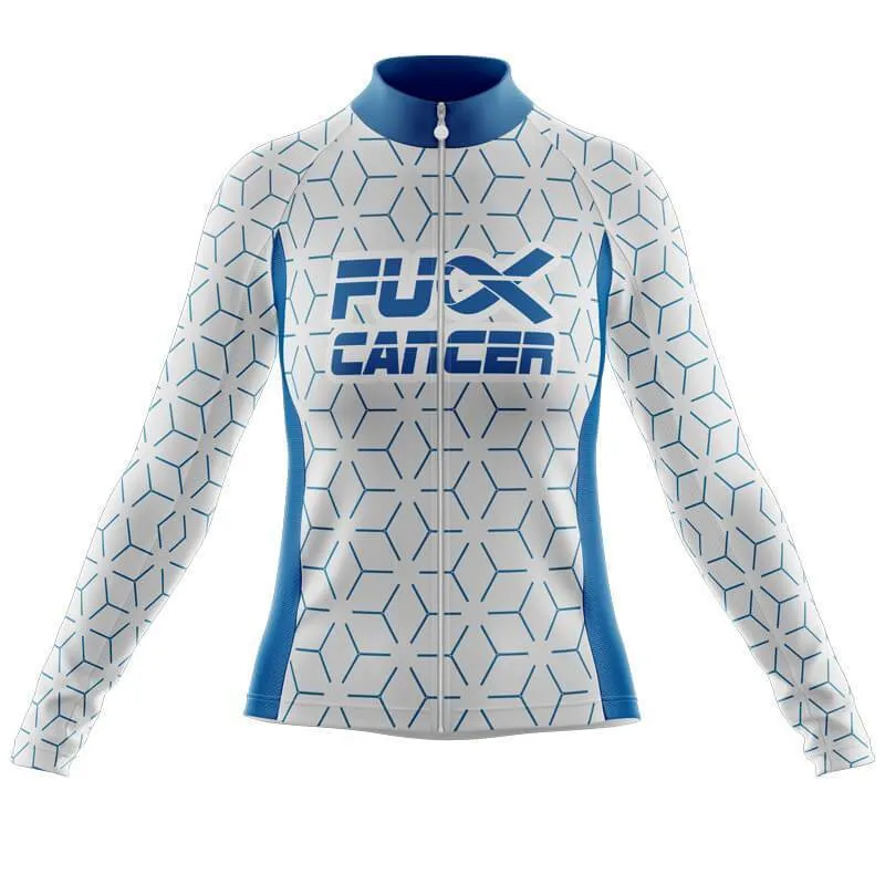 FU Cancer Long Sleeve Club Jersey ( White )