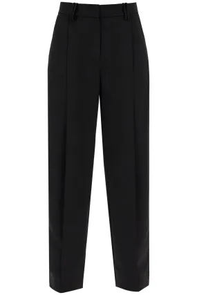 GANNI lightweight pants with pleats