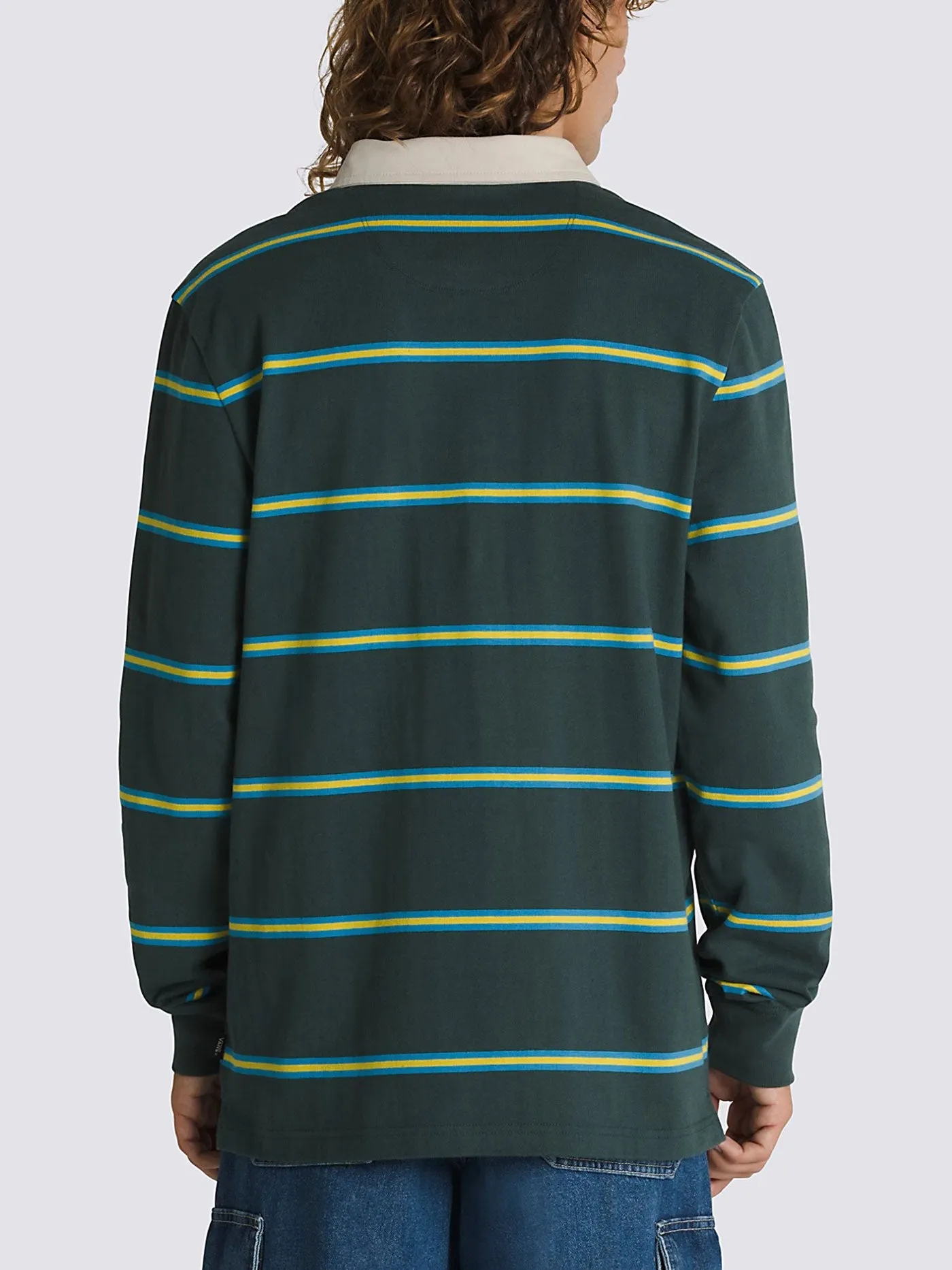 Gatewood Rugstripe Long Sleeve Polo