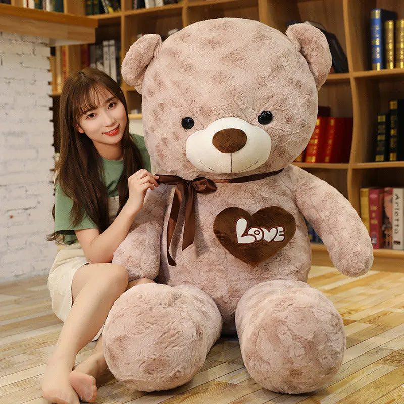 Giant Fuzzy Brown Life Size Teddy Bear( 3ft)