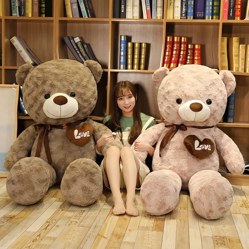 Giant Fuzzy Brown Life Size Teddy Bear( 3ft)