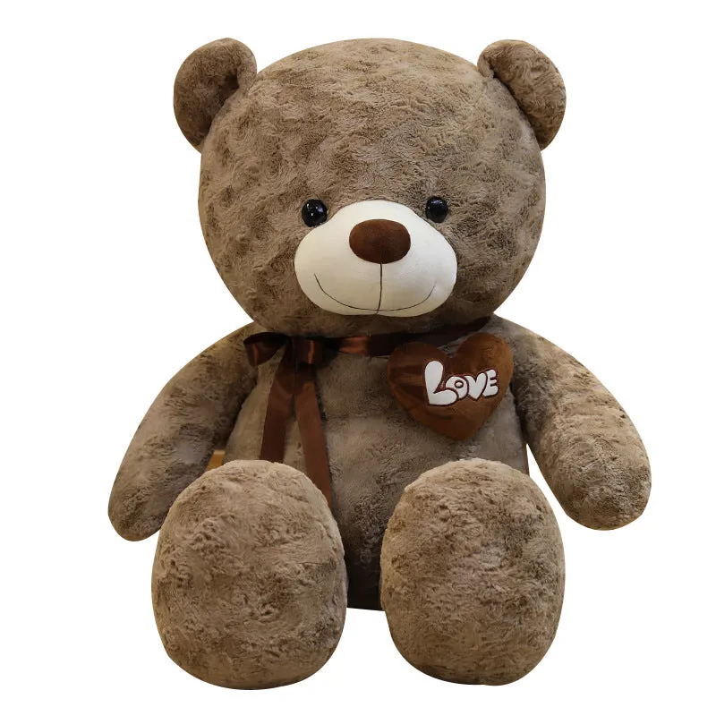 Giant Fuzzy Brown Life Size Teddy Bear( 3ft)