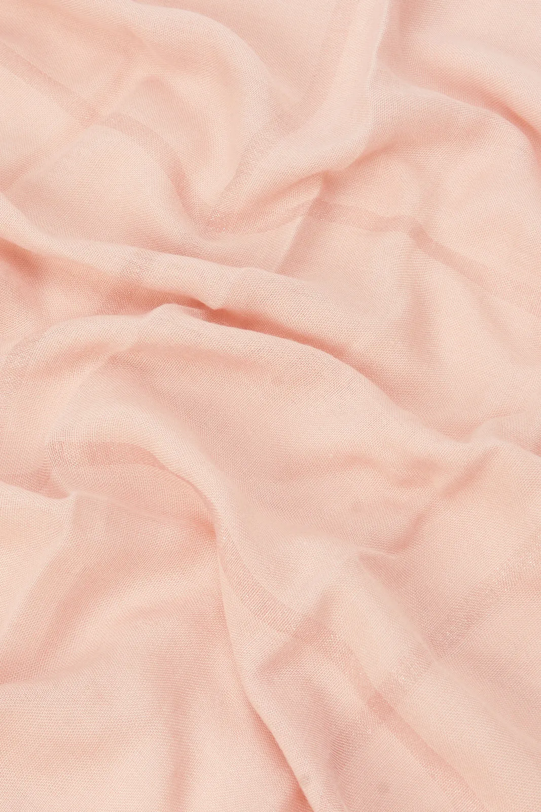 Girls Pink Plain Scarf