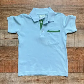 Grace and James Light Blue Collared Pocket Shirt- Size 4T