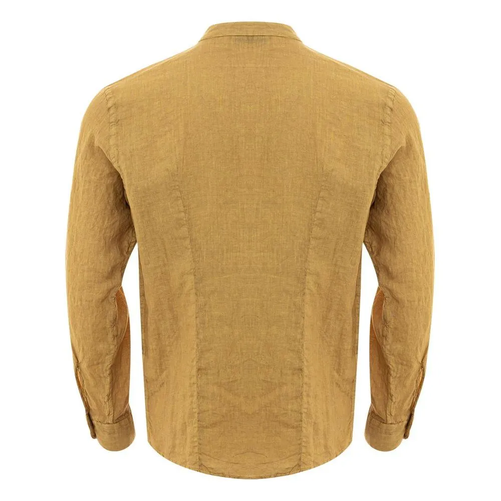 Gran Sasso Gold Linen Elegance Men's Shirt