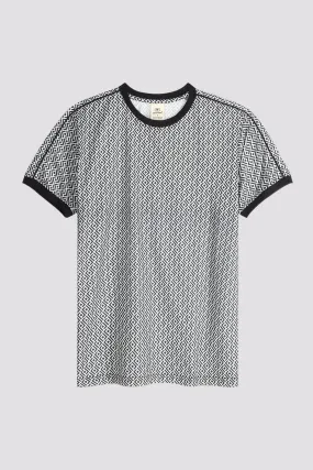 Grey Skin Spiral Printed T-Shirt - S24 - MT0343R