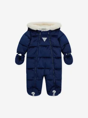 Guess Baby Padded Snowsuit in Blue