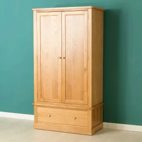 Hampshire Oak Double Wardrobe