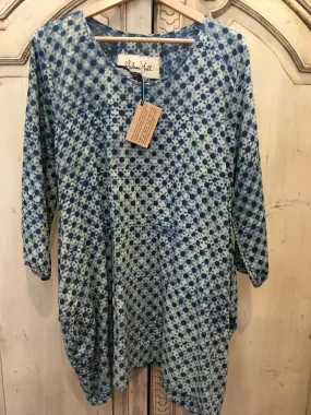 Handblock Printed Tunic- Bhuj Starlight