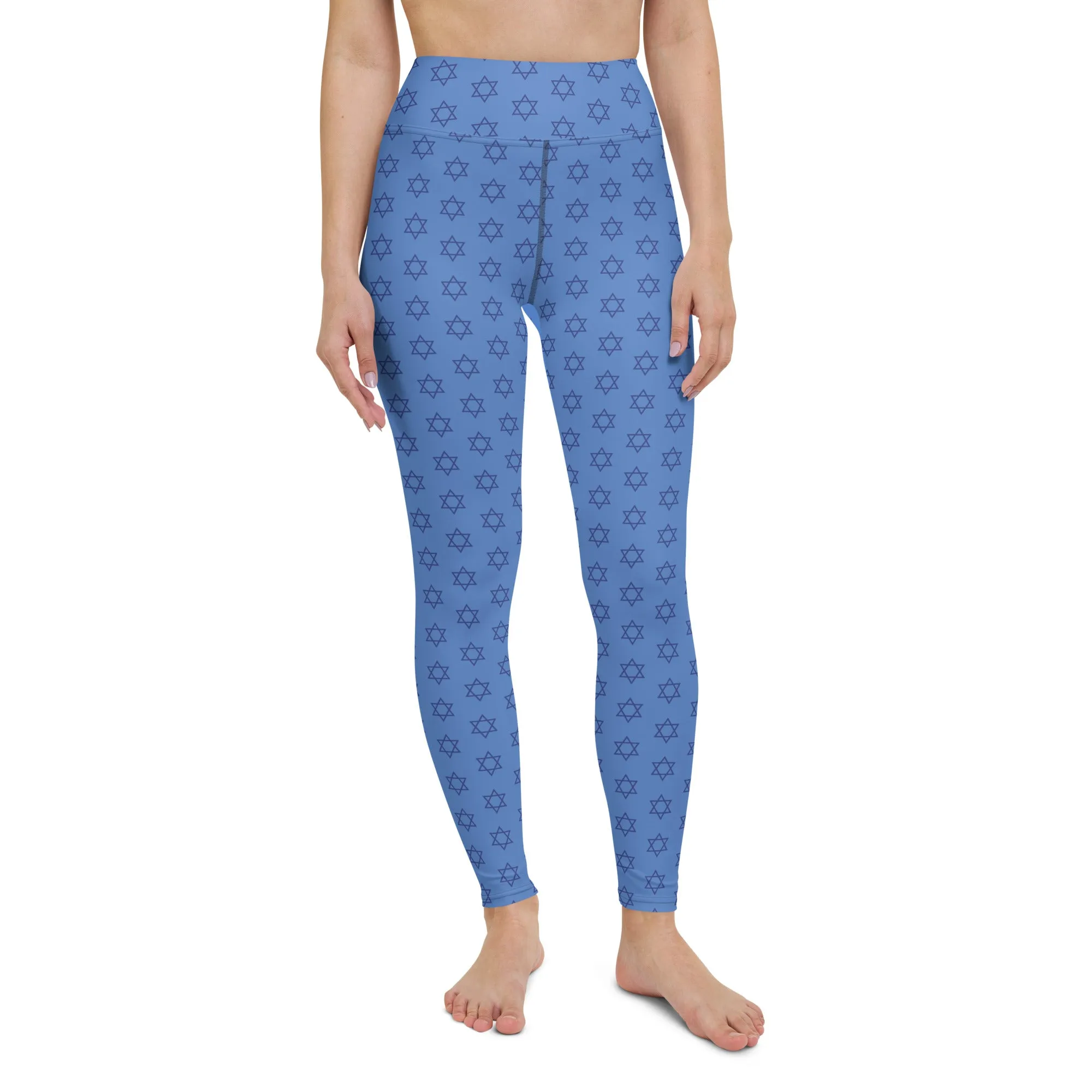 Hanukkah Print Yoga Leggings