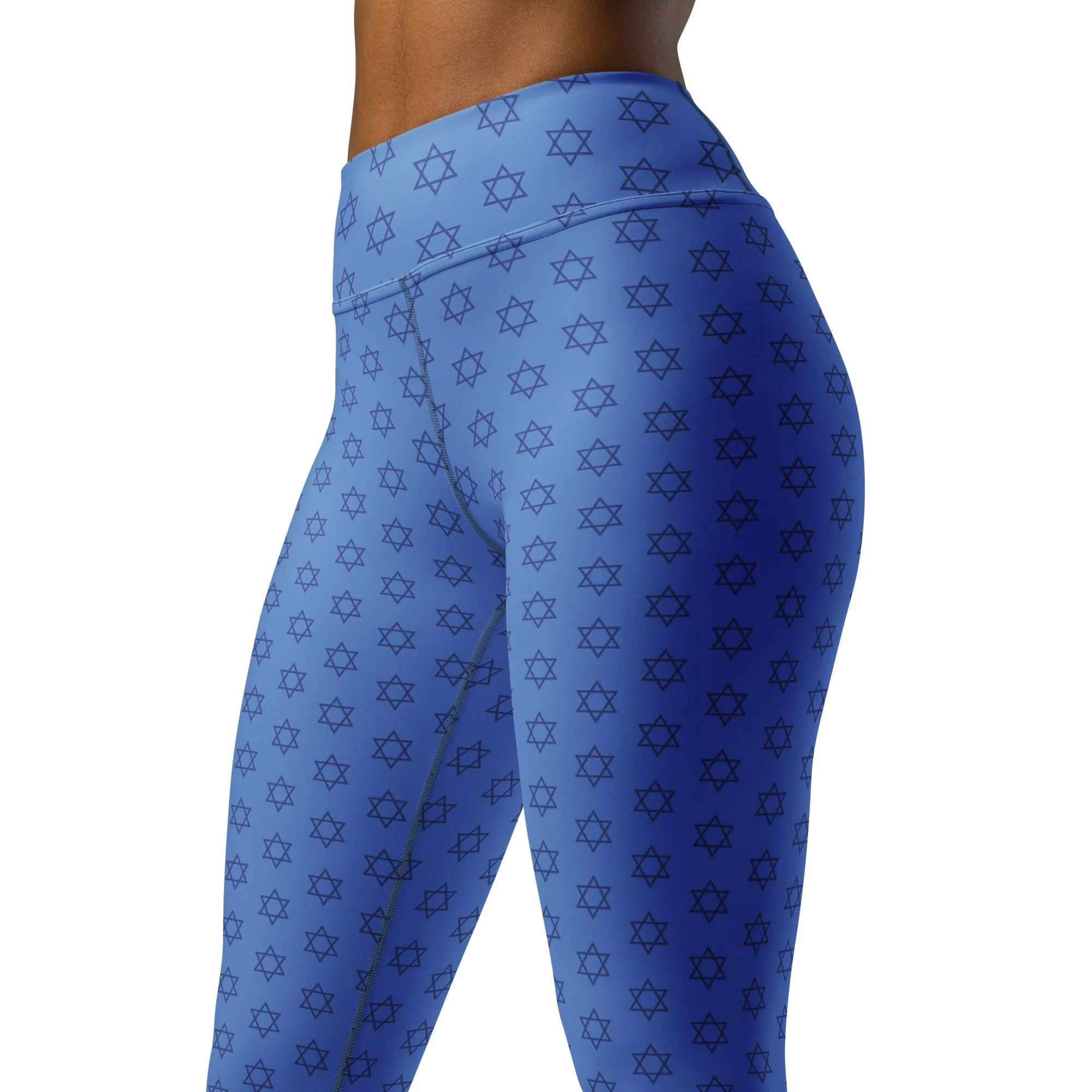 Hanukkah Print Yoga Leggings