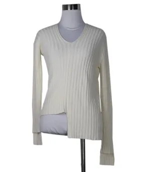 Helmut Lang Ivory Cotton Sweater sz 2