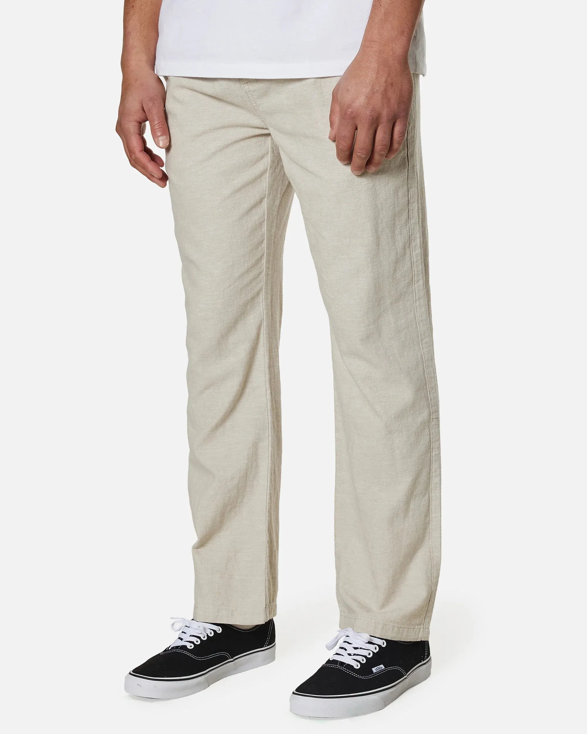 Isaiah Local Trousers in Light Gray