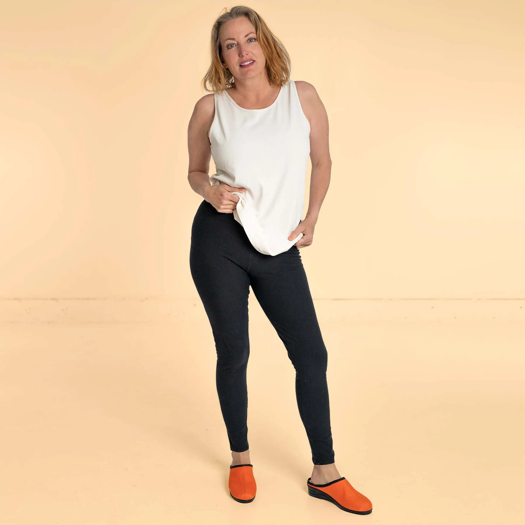 JANELLE Organic Cotton Blackout Ankle Leggings (Discontinued)