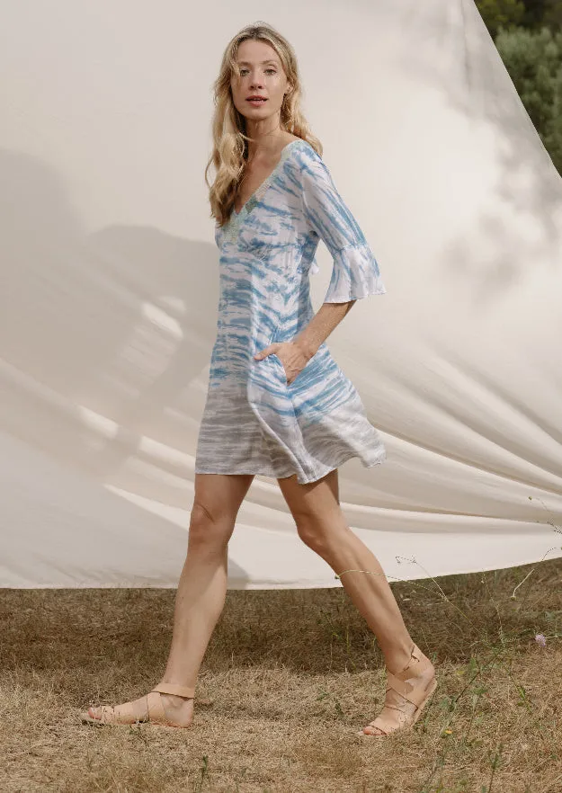 Jasmine Tunic Dress // Petricor Tie Dye