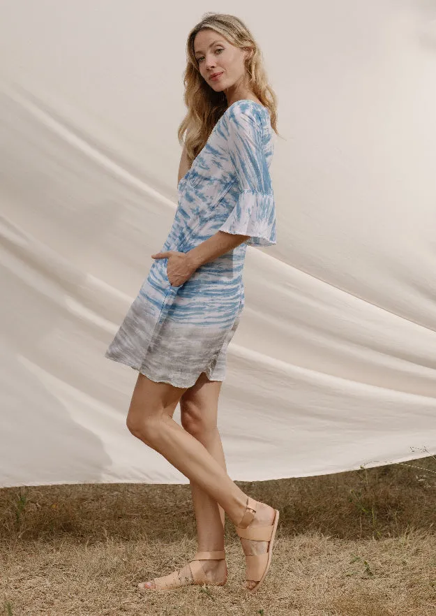 Jasmine Tunic Dress // Petricor Tie Dye