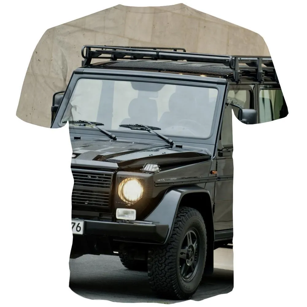 Jeep T-shirt Men Offroad Shirt Print car Tshirts Casual Short Sleeve summer Tops