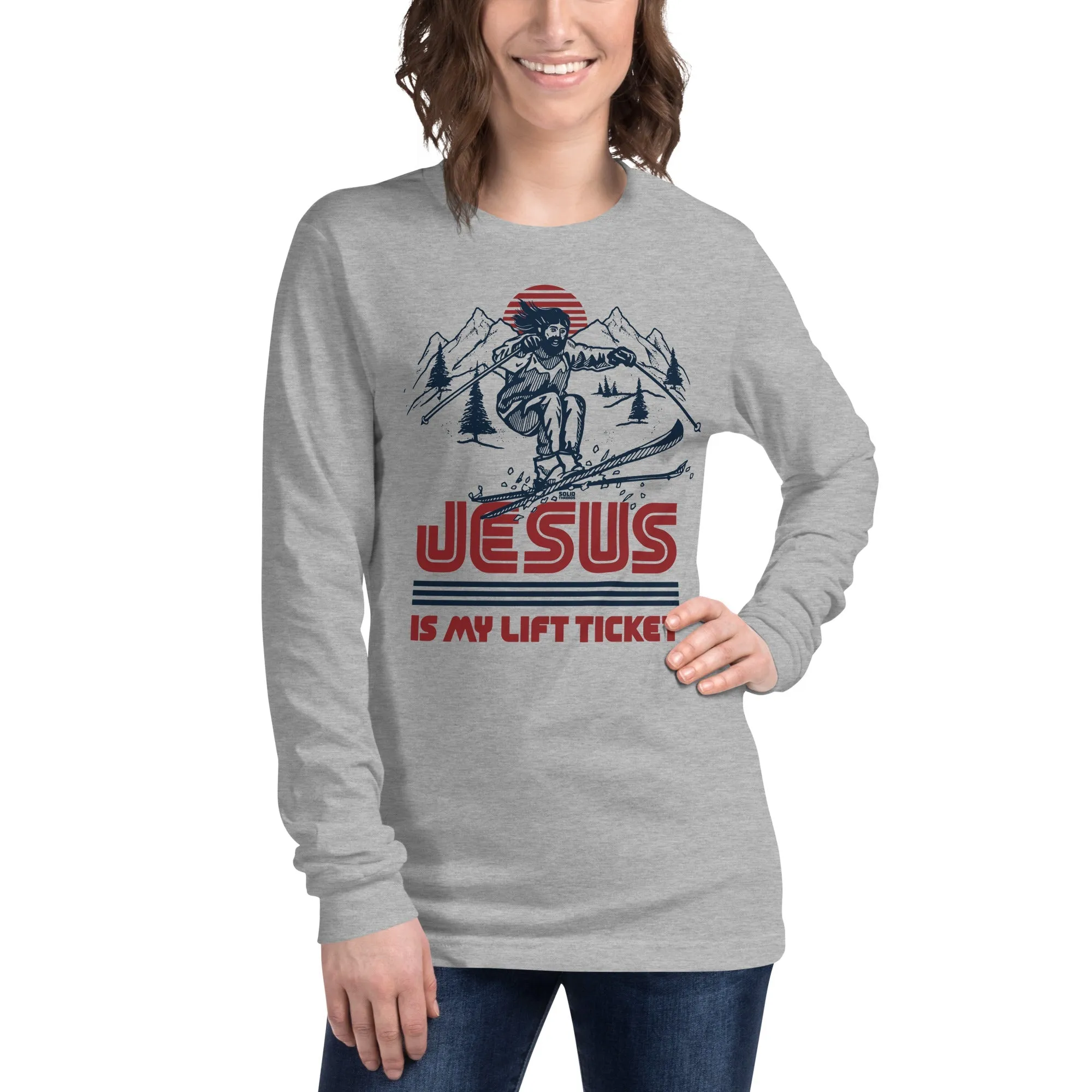 Jesus Is My Lift Ticket Long Sleeve T-Shirt