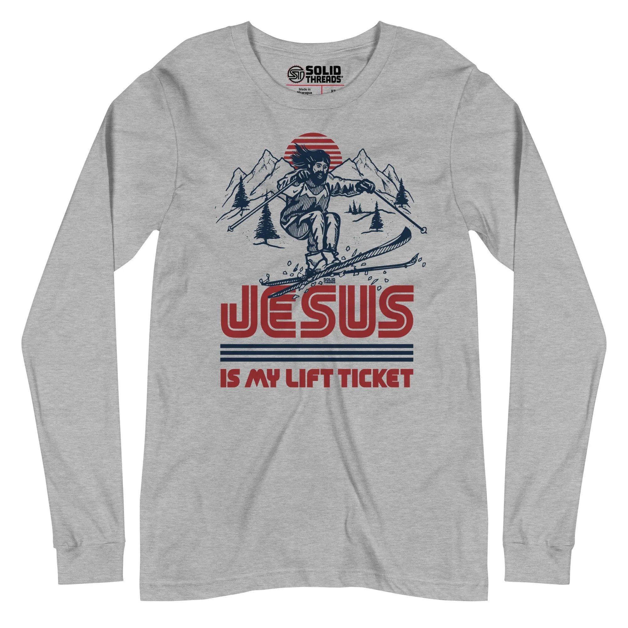 Jesus Is My Lift Ticket Long Sleeve T-Shirt