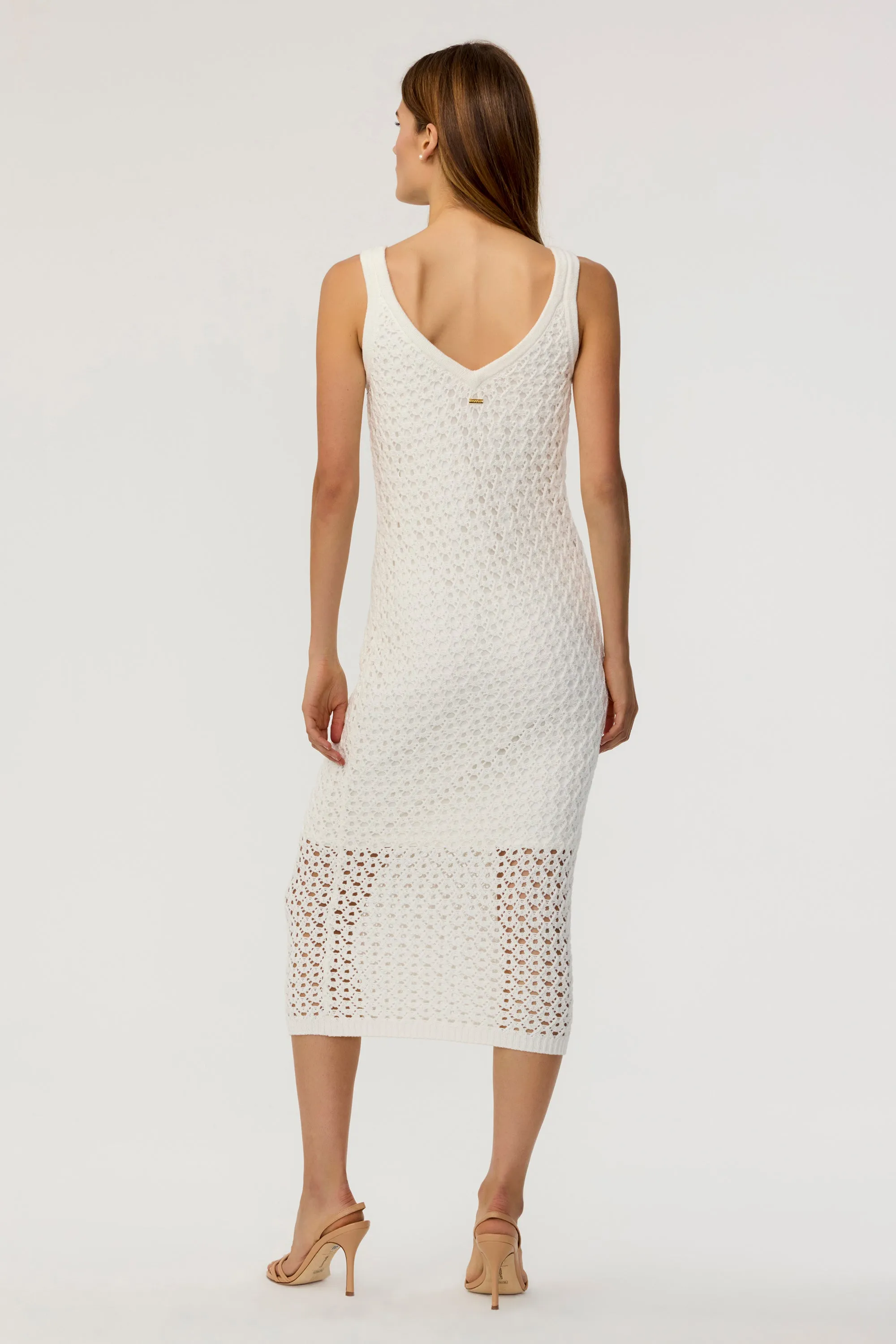 Kayla Crochet Midi Dress