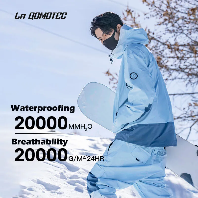 La Qomotec Haze Blue Snowboarding/Skiing Suit