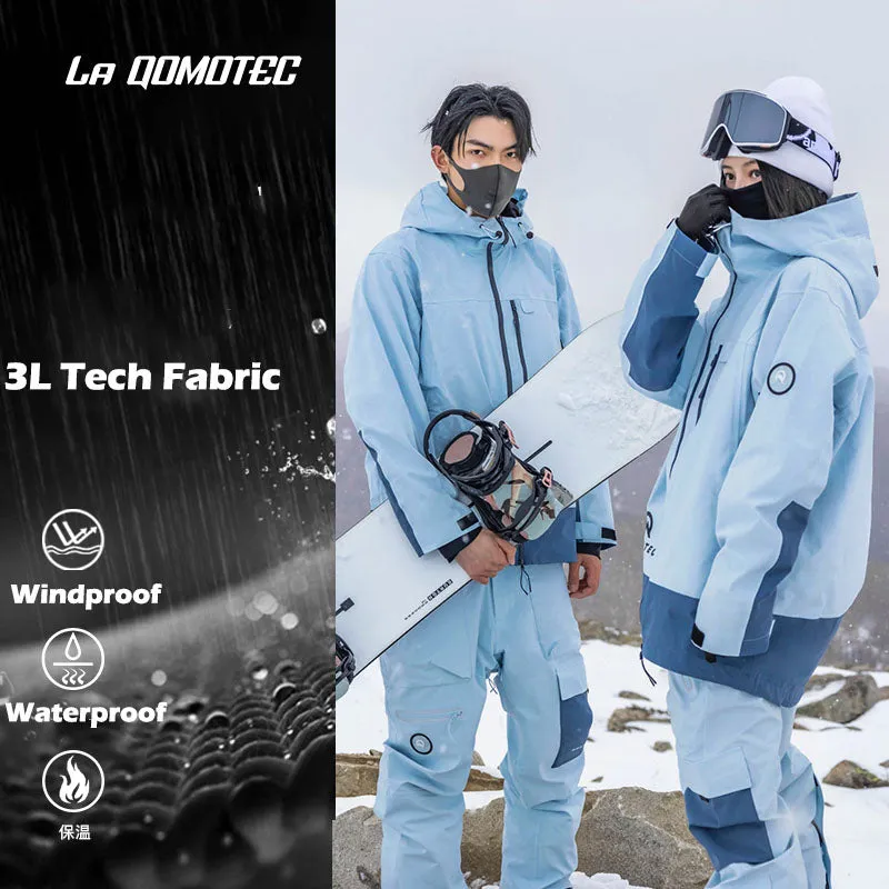 La Qomotec Haze Blue Snowboarding/Skiing Suit