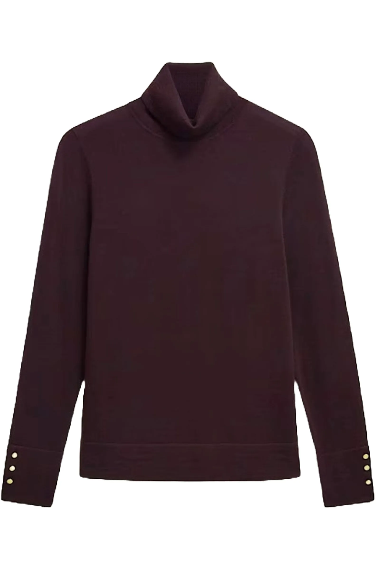 Lara Merino Wool Roll Neck Jumper