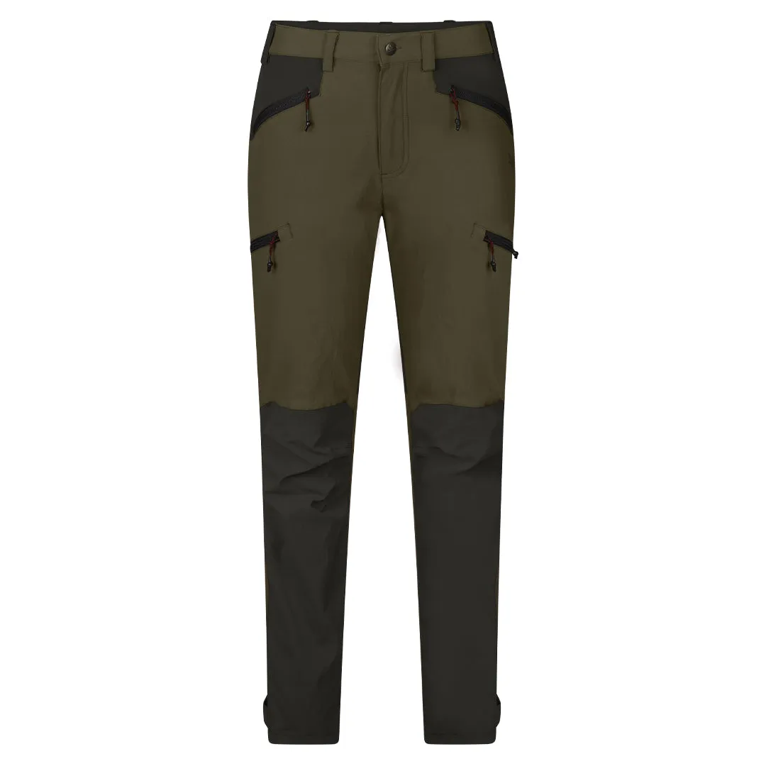 Larch Stretch Lady Trousers - Grizzly Brown/Duffel Green by Seeland