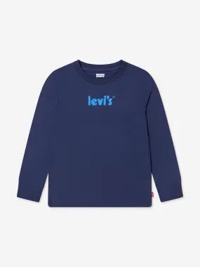 Levi's Wear Boys Poster Logo Long Sleeve T-Shirt