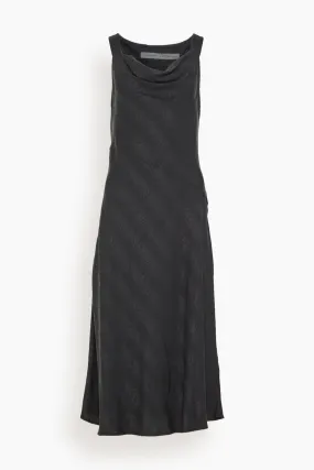 Linda Midi Dress in Black