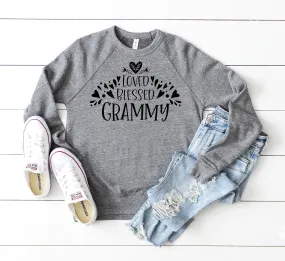 Loved Blessed Grammy Unisex Sweatshirt or Hoodie