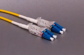 Lynn OS2 9/125 Singlemode BRIGHT Traceable Duplex Fiber Cable, LC/LC