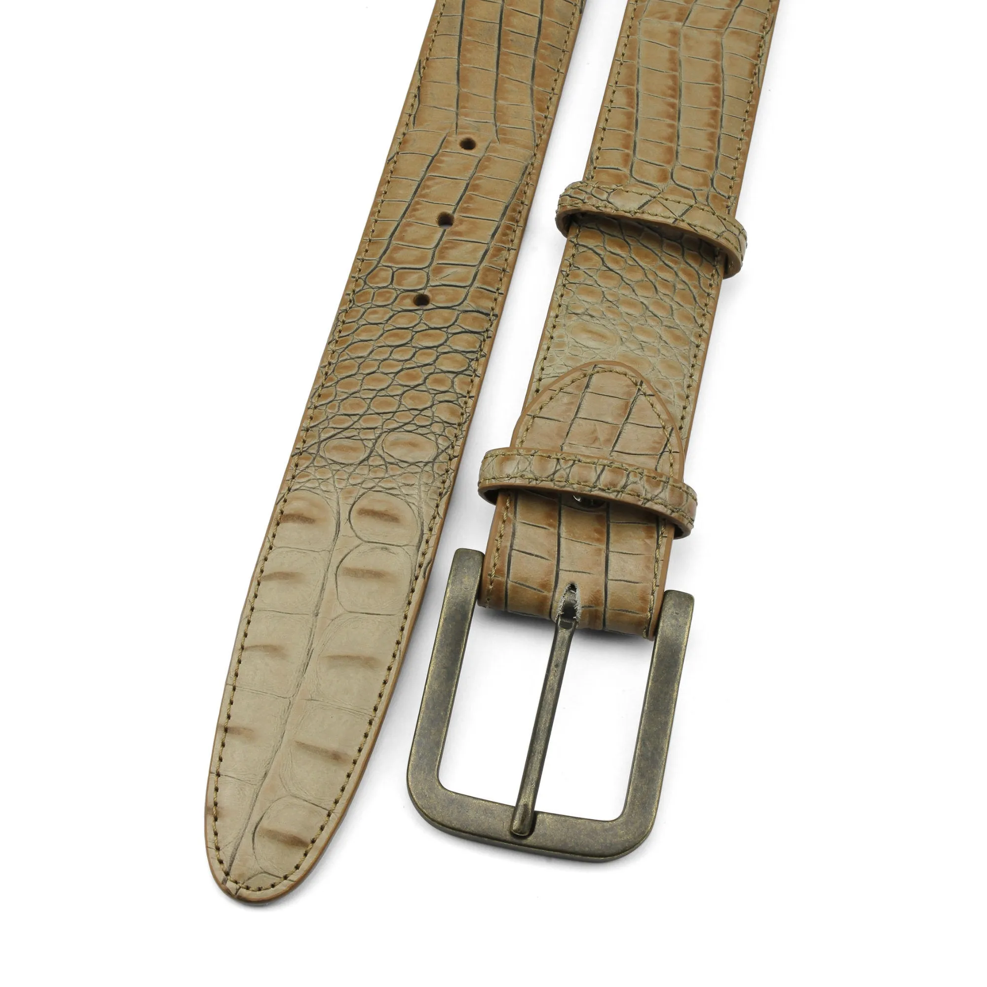 Magic Mushroom Mock Croc Belt