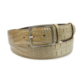 Magic Mushroom Mock Croc Frame Belt