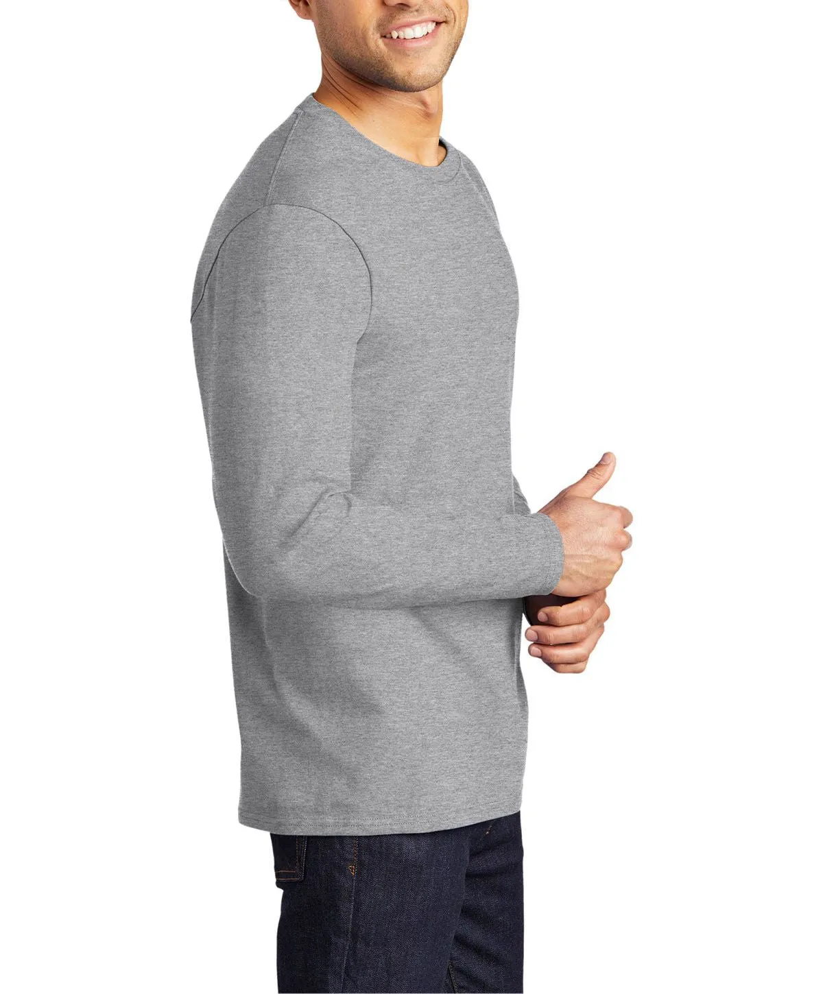 Men's Long Sleeve Bouncer Crew Neck T-Shirt