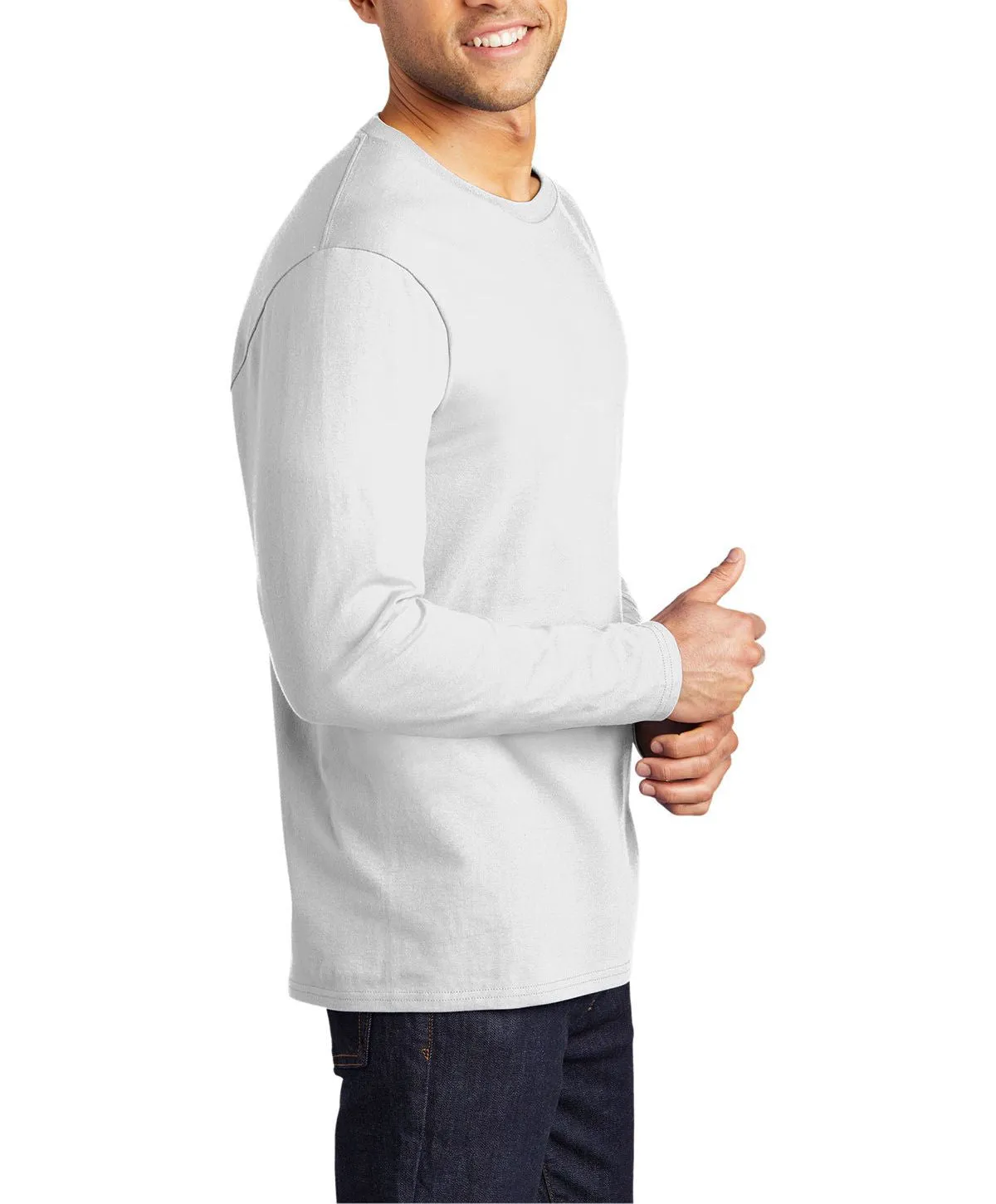 Men's Long Sleeve Bouncer Crew Neck T-Shirt