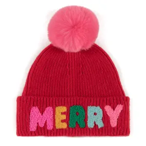 Merry Beanie - Red