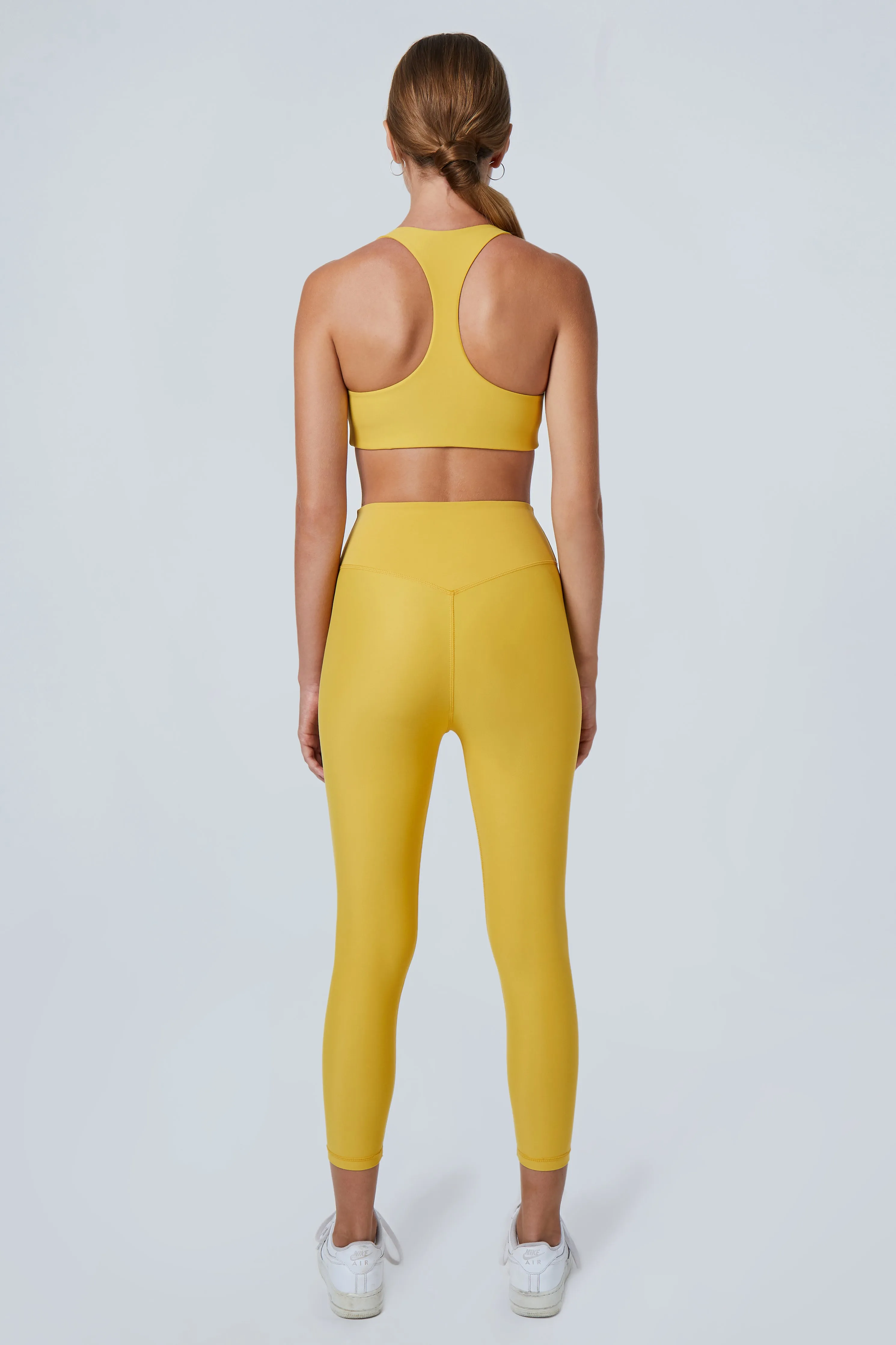 Mila 7/8 Length Leggings | Recycled Nylon | Mustard