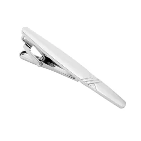 Milford Silver Stainless Steel Tie Bar