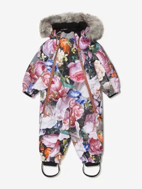 Molo Baby Girls Floral Print Snowsuit