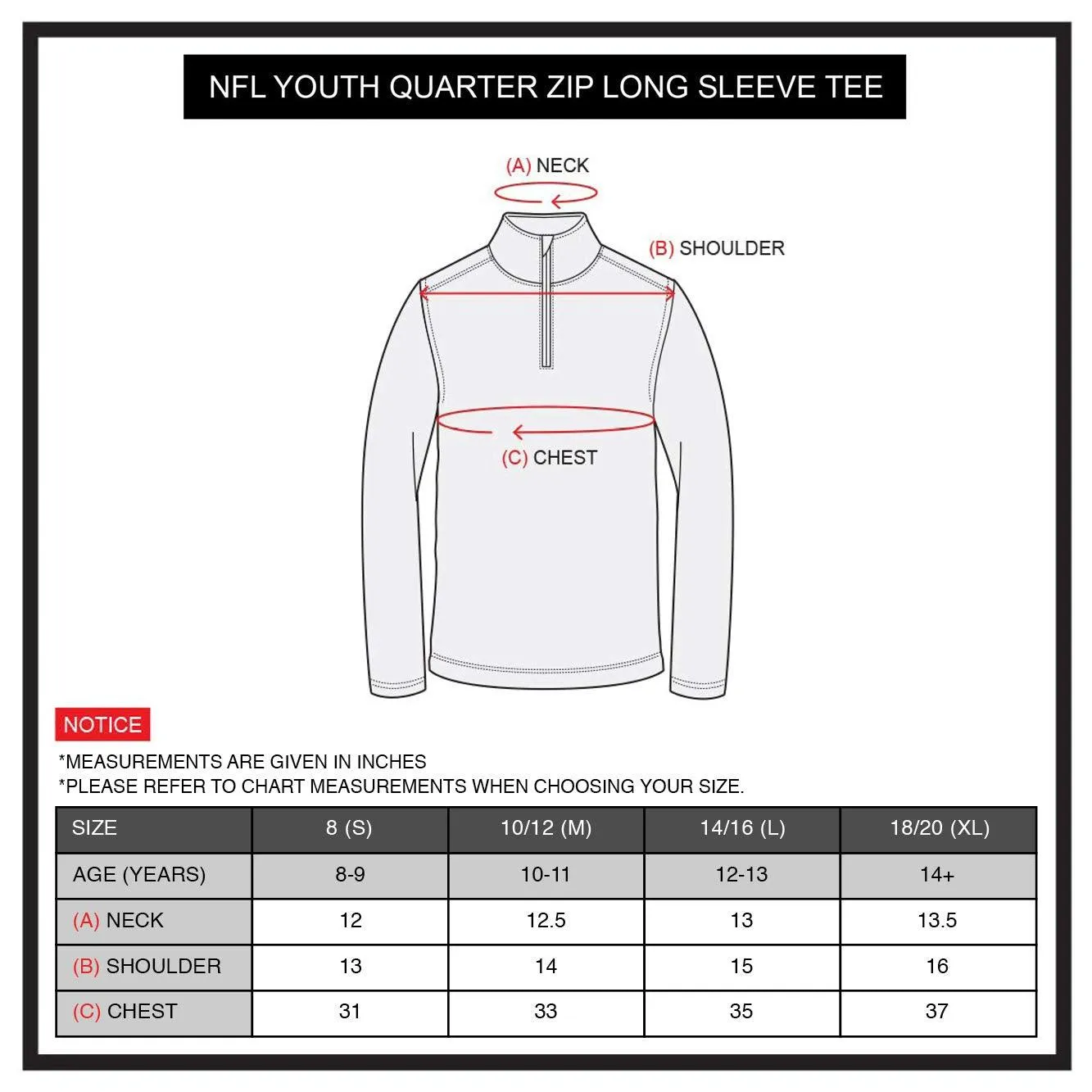 NFL Official Youth Super Soft Quarter Zip Long Sleeve T-Shirt|Miami Dolphins